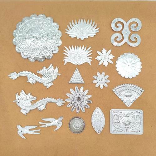 苗族银饰民族风服装DIY饰