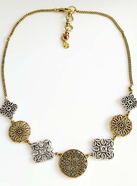 复古饰品欧美风潮百搭项链全新lucky Brand短款项链锁骨链礼物