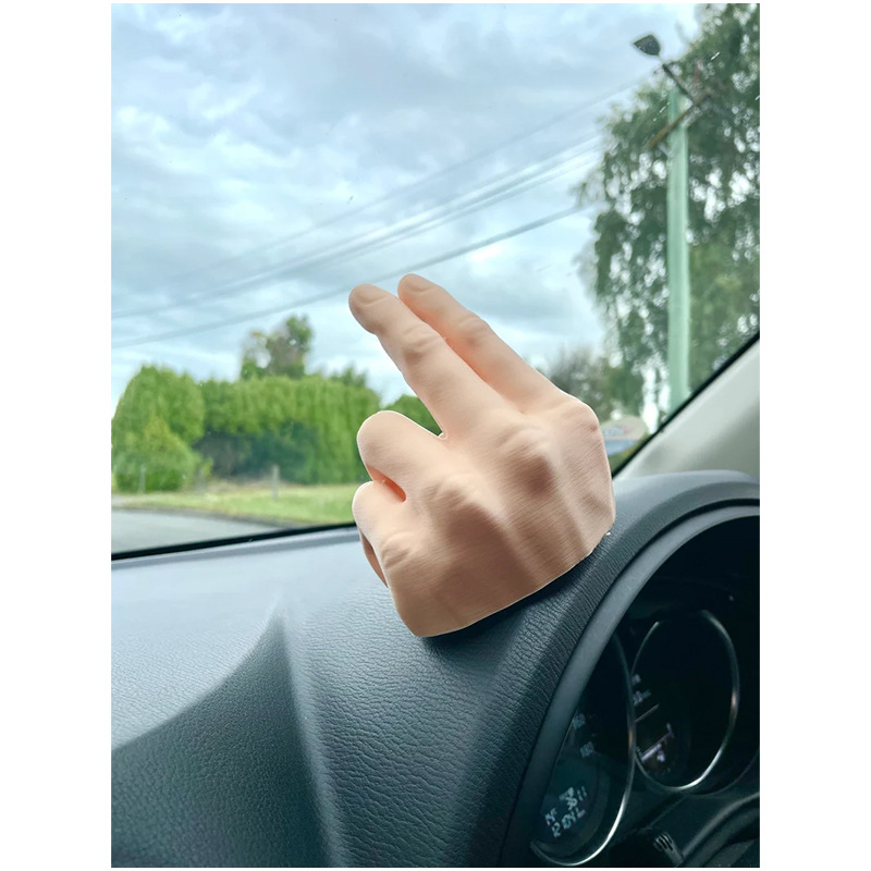 跨境独立站新品Waving Hand Dashoard车内装饰摆件3d打印塑料制品