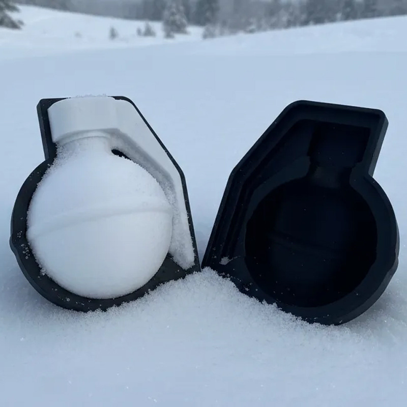 跨境新品Snowball grenade mold 雪球手雷模具3D打印玩具节日礼物