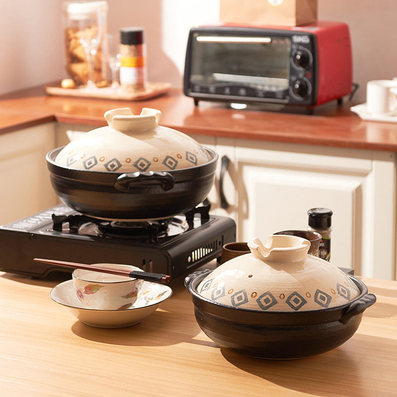 日本進口萬古燒陶瓷砂鍋家用