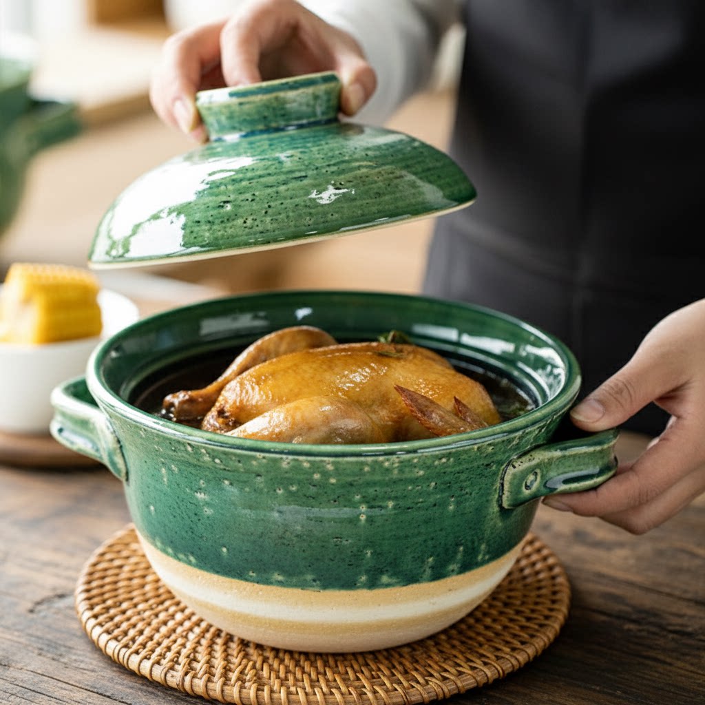 日本原装进口伊贺烧土锅手作加厚砂锅炖锅家用炖肉耐高温煮粥汤锅