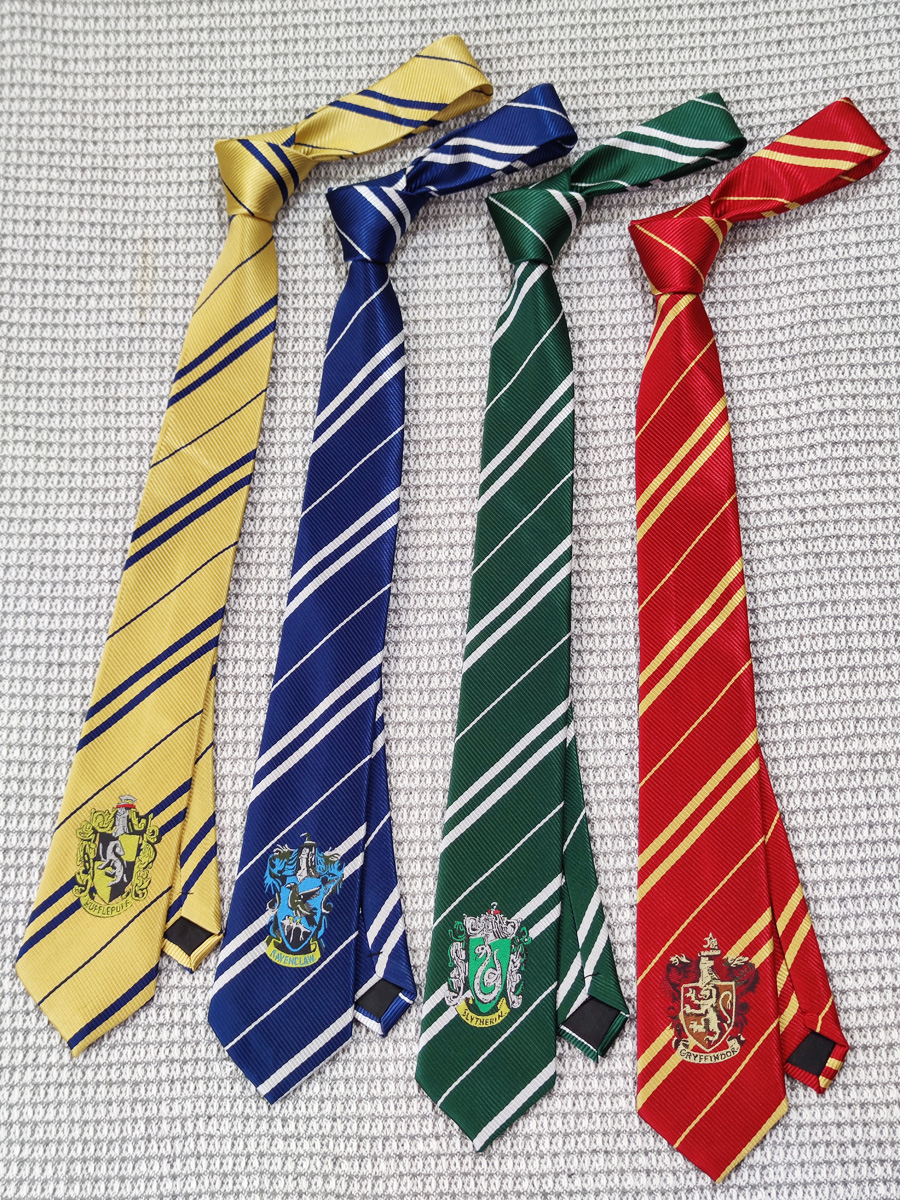 色织学院风休闲百搭哈利波特领带