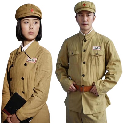 解放军衣服抗美援朝49式50式志愿军套装男女款抗战军装表演服