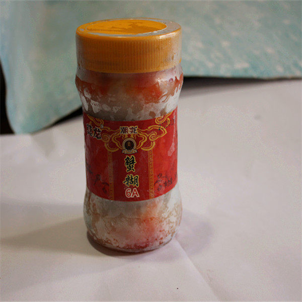 1瓶包邮浙江宁波舟山海鲜特产6A红膏蟹糊蟹酱梭子蟹冻蟹1瓶29.8