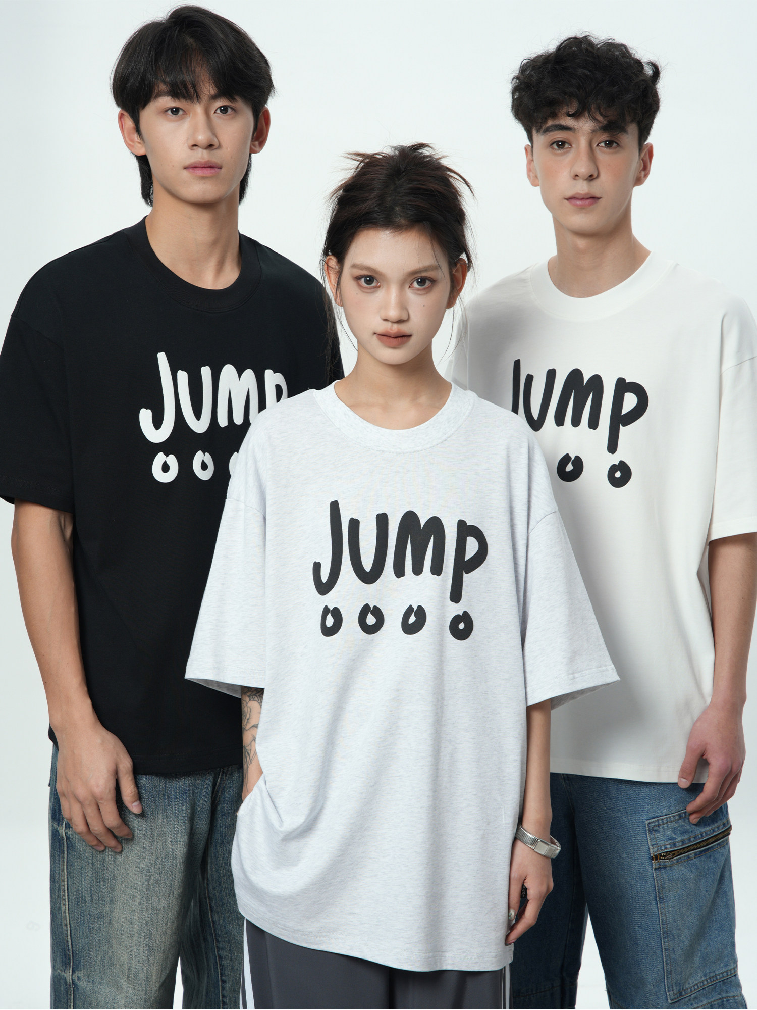 JUMPNEXT发泡印花短袖