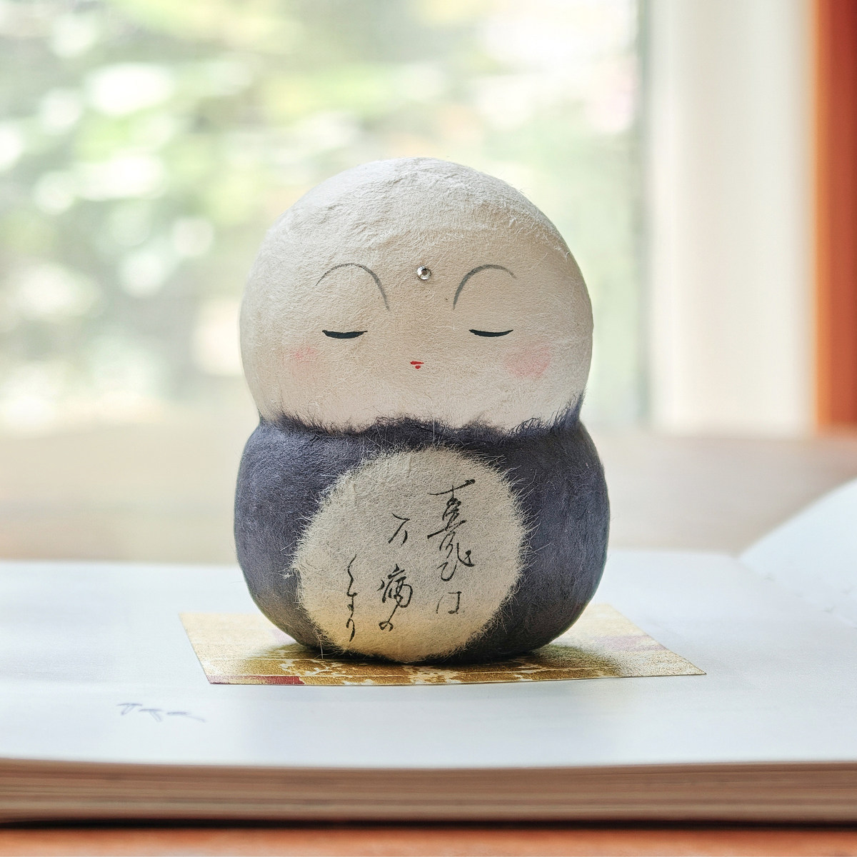 喜乐地藏 日本进口龙虎作和纸摆件不倒翁平安祝福节日创意送礼物