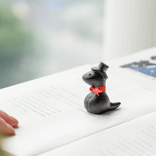 日本进口南部铁器生肖蛇年摆件