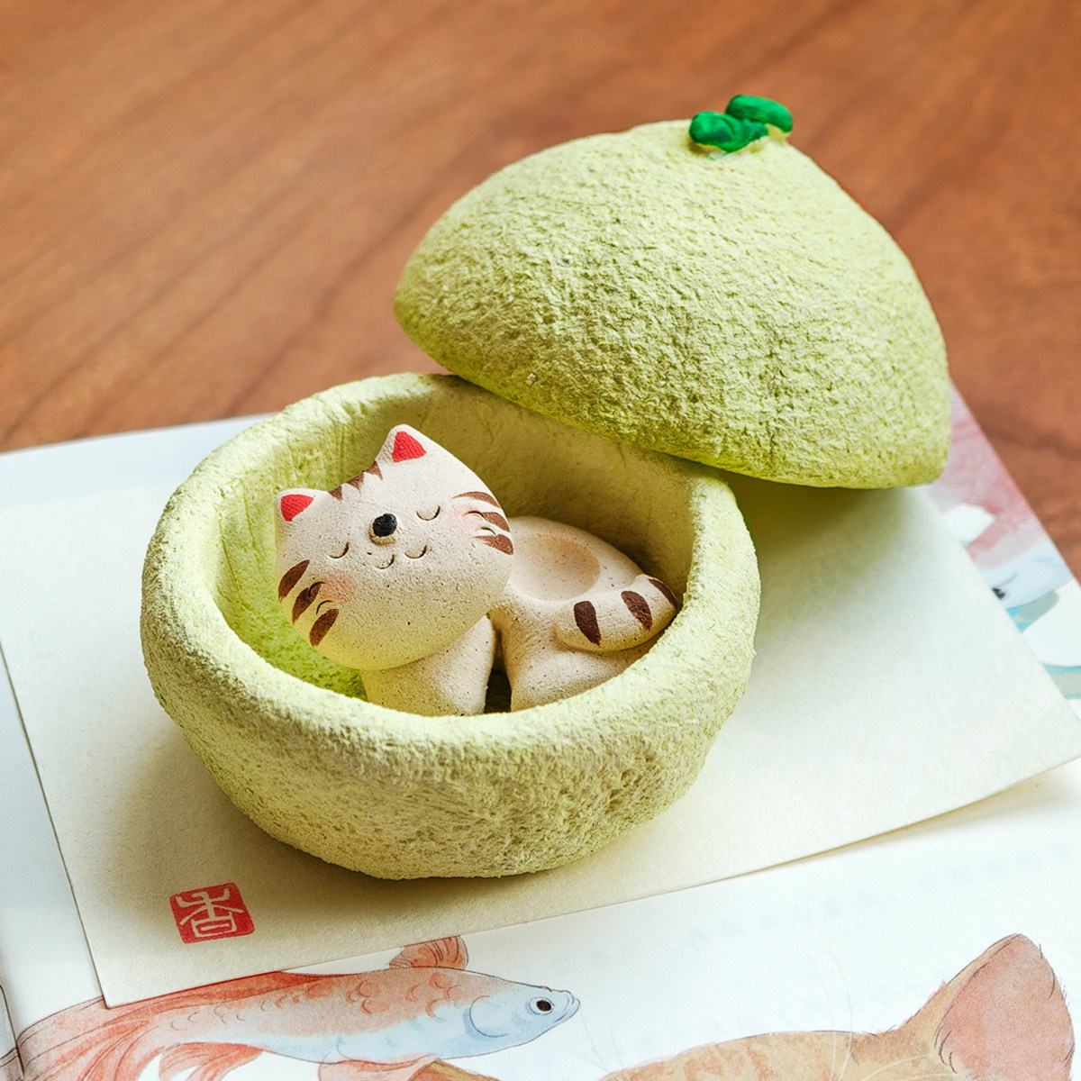日本濑户烧粗陶香薰石