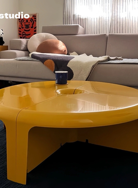 中古风彩色组合茶几网红亚克力拼接边几简约现代多功能儿童置物架