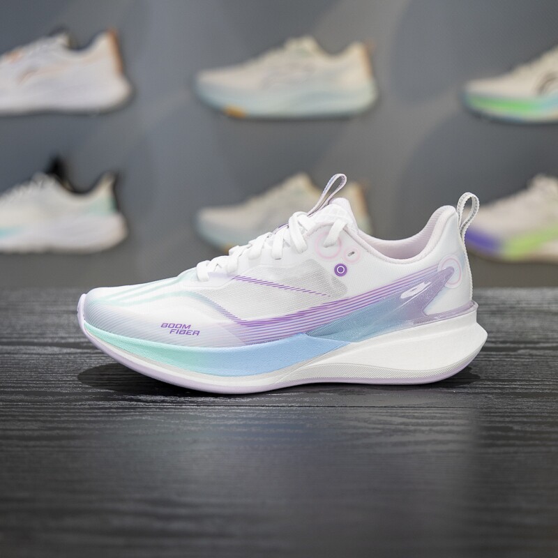 李宁男女大童跑步鞋2025夏季新品透气轻量高回弹运动鞋YKFV128