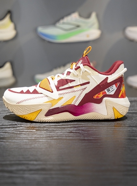 李宁男大童怒放TEAM V3篮球鞋2026春季新款中帮回弹运动鞋YKBW012