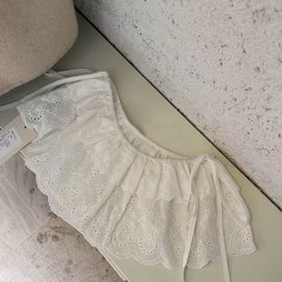 2025新款 百搭卫衣叠穿内搭遮屁帘下摆短裙花边半身裙 秋冬蕾丝女装