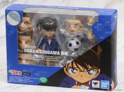 【孩仕宝】玩具模型 shf 江户川 名侦探柯南 工藤新一 足球 手办