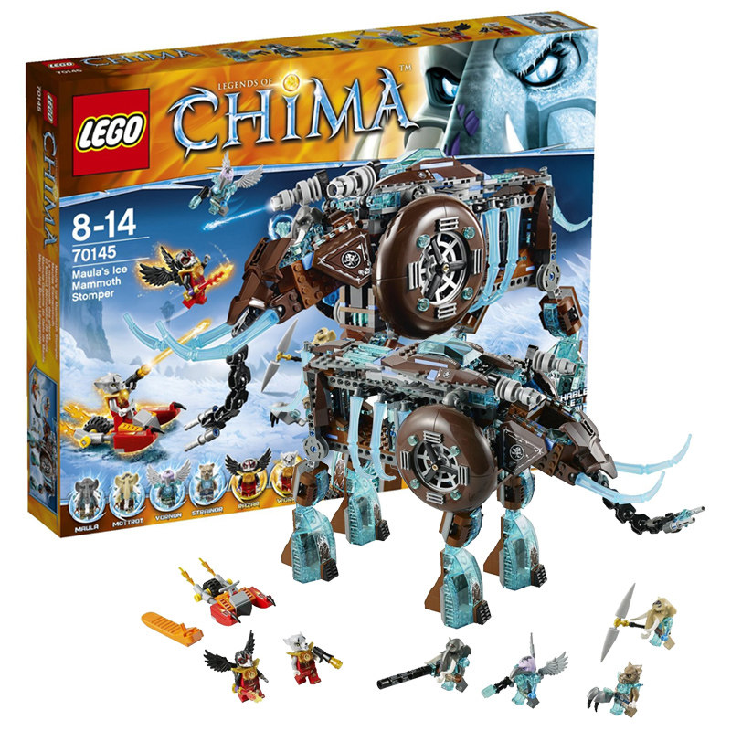 【孩仕宝】玩具模型 乐高积木lego 气功传奇 女王寒冰机器猛犸象