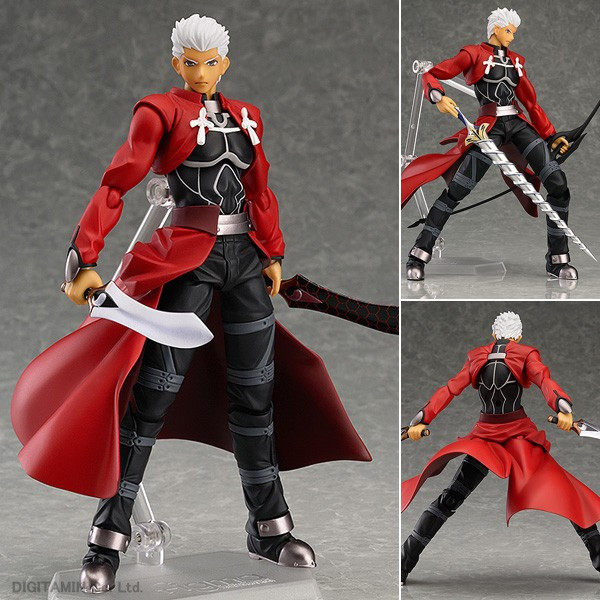 【孩仕宝】玩具模型 figma 223 fate 红a archer 卫宫士郎 可动