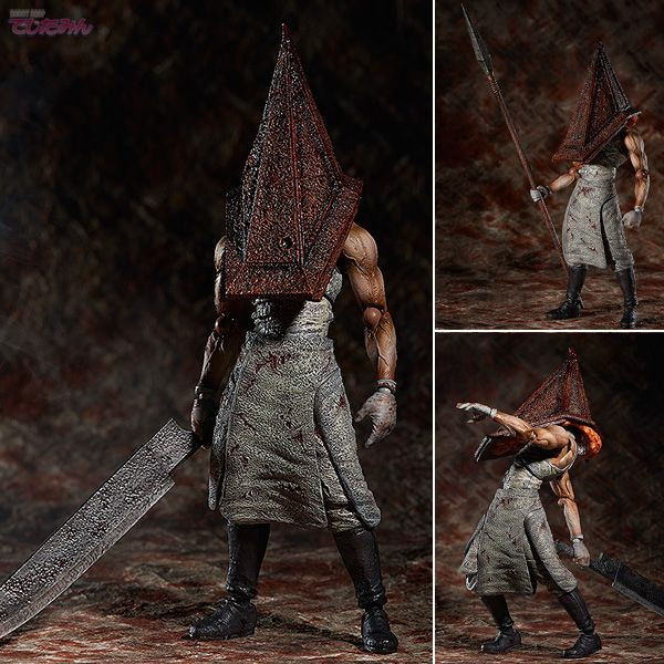 【孩仕宝】玩具模型 figma sp-055 寂静岭2 三角头 大铁头 怪物