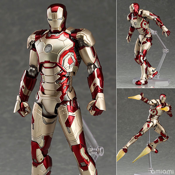 【孩仕宝】玩具模型 figma 202 钢铁侠 Mark42 马克42 可动人偶