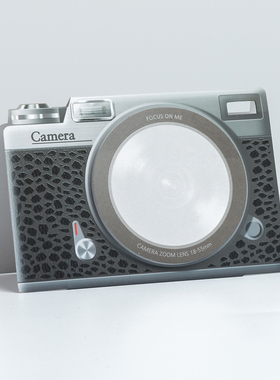 韩国原装进口MAGNUM DESIGN两用创意便利贴便签纸照相机30张 黑色