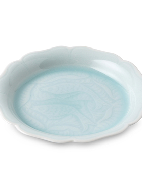 日本原装进口kaizan中西餐盘子美浓烧陶瓷碟子4寸餐碟124mm点心盘