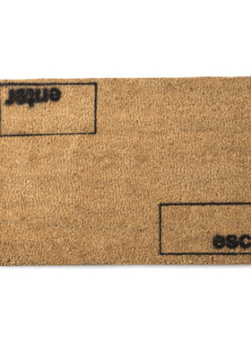 英国原装进口Artsy家居防滑入户地垫脚垫电脑键盘图案60*40cm