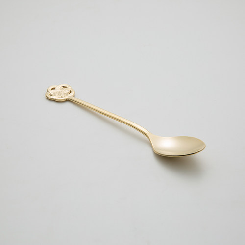 Elfin系列镀金不锈钢13cm吃饭勺