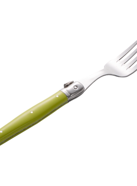 法国André Verdier DEBUTANT 茴香绿不锈钢正餐叉西餐叉子高级感