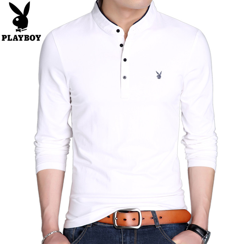 花花公子長袖T恤 春夏男士韓版修身上衣打底衫 青年時尚潮流純棉T在類目 運動服/休閒服裝, 運動毛衣/線衫中 - 來自Buy2taobao.com提供專業的淘寶代購服務