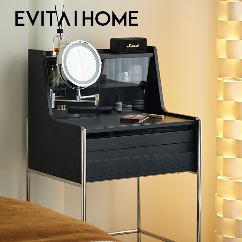 窄梳妆台小户型家用岩板台面