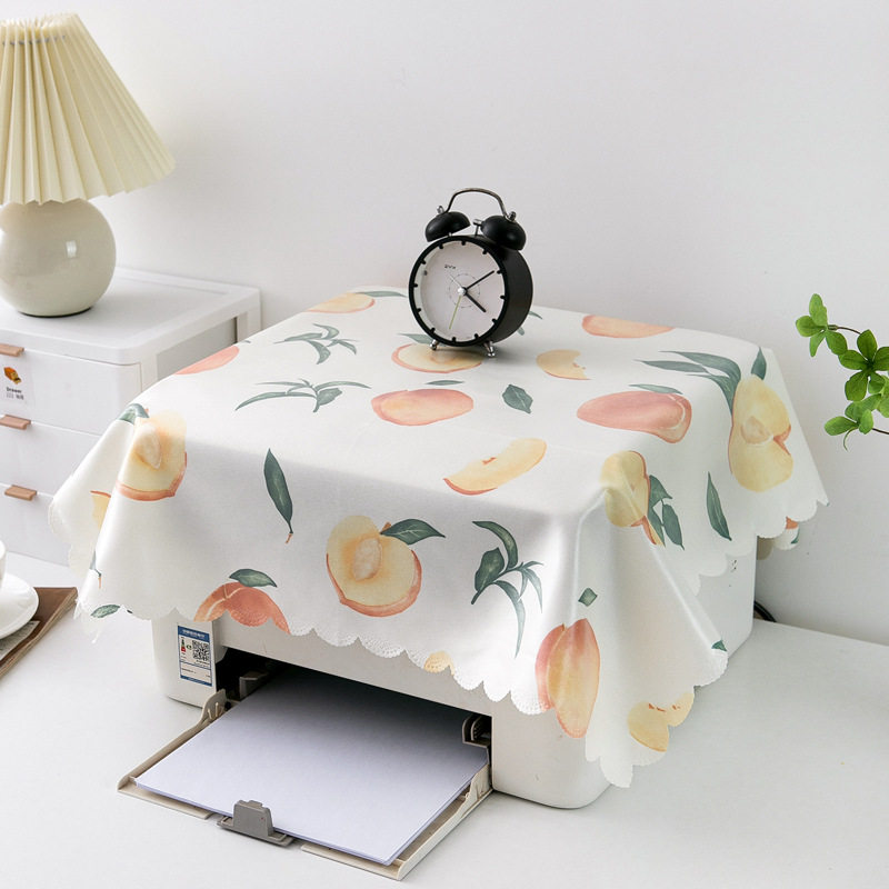 打印机罩子防尘罩家用空气炸锅烤箱防灰尘布盖巾遮盖遮灰通用盖布