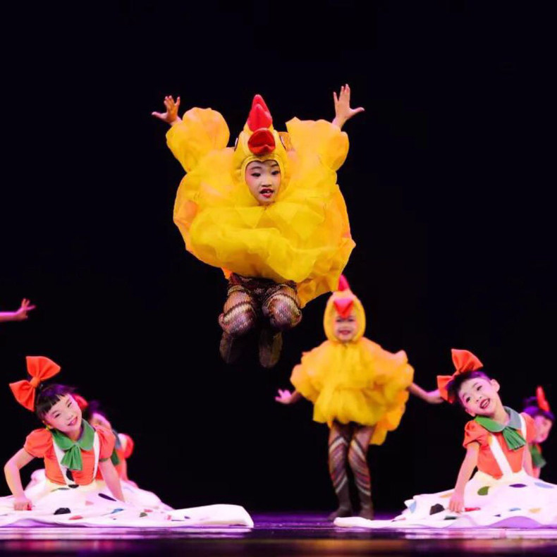 小荷风采饭米粒舞蹈服