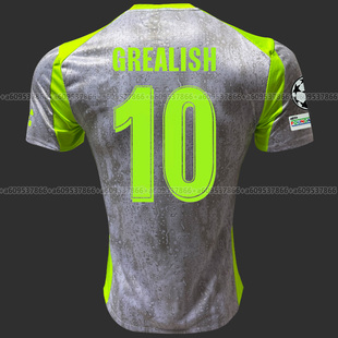 25-26曼城球衣二客10格拉利B席47福登欧冠9号哈兰德足球服球员版