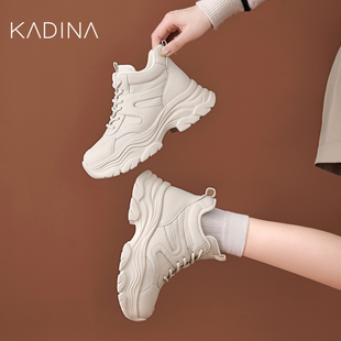 休闲运动鞋 新款 KCA251902 加绒保暖2025冬季 卡迪娜真皮高帮老爹鞋