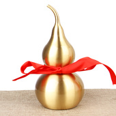 开口拉丝款 铜葫芦摆件铜葫芦八卦铜葫芦车挂件