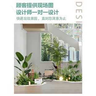 仿真绿植造景办公室楼梯下装饰旅人蕉仿生假植物客厅阳台摆件