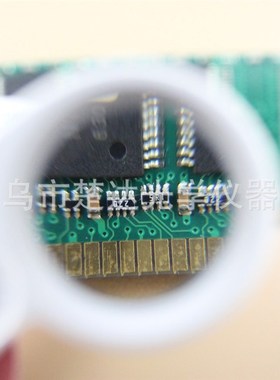 境外电商6字形铝合金外壳放大镜 折叠带灯 彩盒装 21011