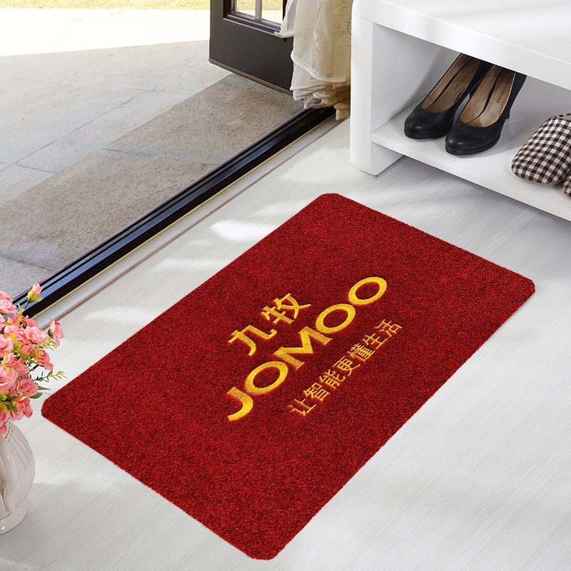 门口地毯地垫入户礼品刺绣进门垫商用除尘垫PVC广告脚垫厂家