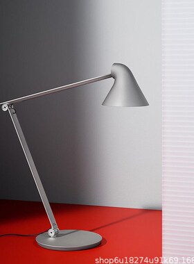 北欧NJP阅读灯调光LED长臂折叠办公室书桌创意极简设计师工作台灯