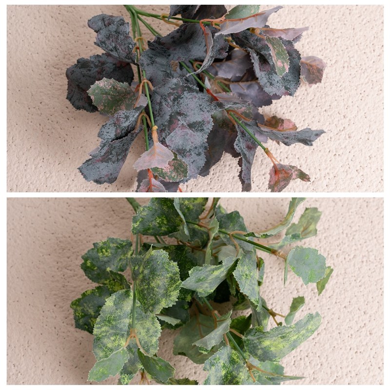 厂家7头桑椹叶植物墙配件仿真花绿植装饰树叶假花MW34541