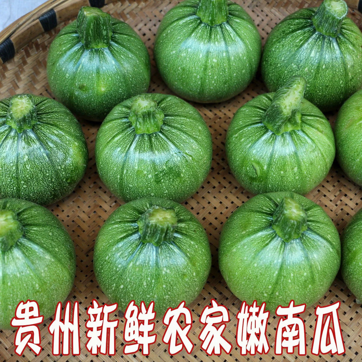 贵州本地嫩南瓜农家新鲜蔬菜嫩南瓜绿皮迷你南瓜仔应季青菜瓜包邮