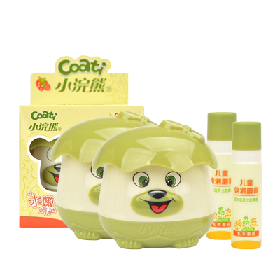 小浣熊儿童面霜送唇膏