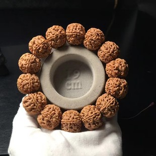 弥刻尼泊尔大金刚六6瓣21mm天然满肉菩提子手串男款文玩佛珠原籽