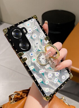 带指环华为mate60手机壳小众nova12潮牌荣耀60pro适用于畅享10ps硅胶防摔p50方形高级感保护套70时尚厚防摔