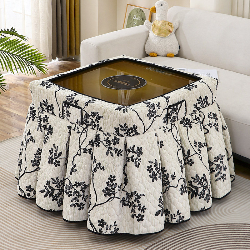 烤火桌子罩套正方形冬季加厚烤火被电取暖桌布麻将桌罩套2026新款,居家布艺,烤火罩,淘宝优惠券,粉丝福利购,淘宝优惠卷