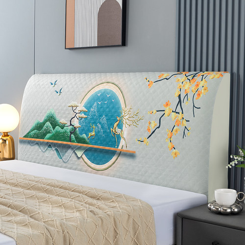 全包床头套罩加厚软包床头罩新款