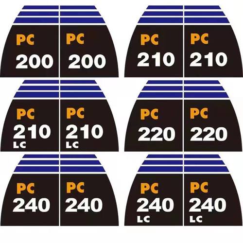 防水防晒挖掘机贴纸小松厂家直销