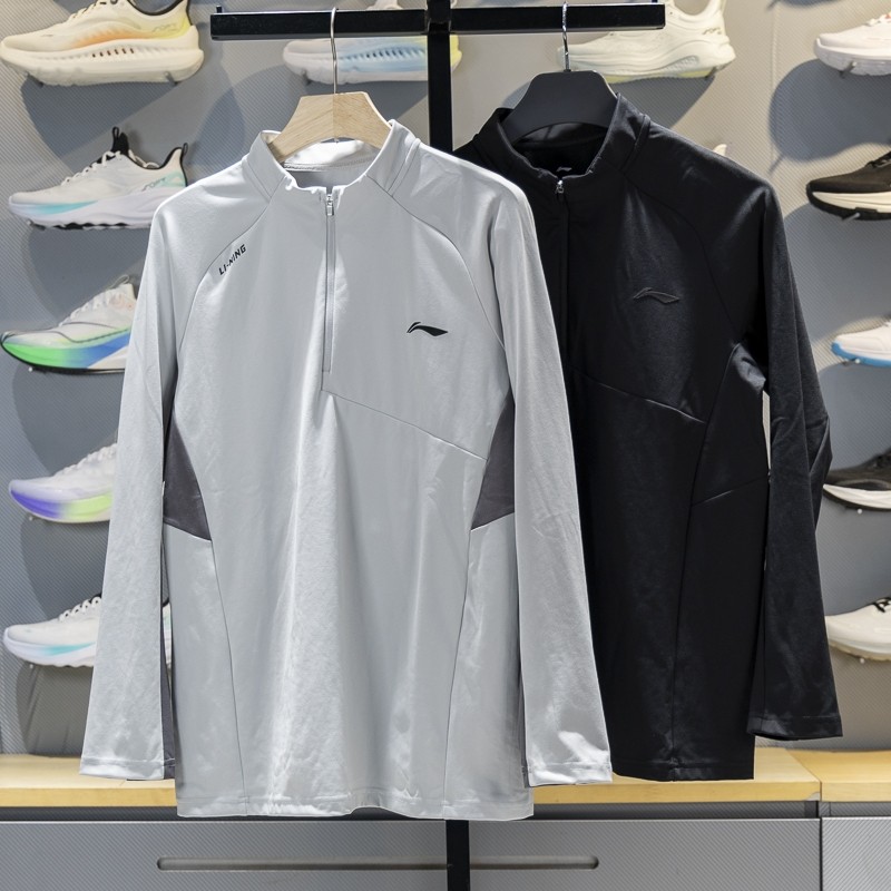 李宁T恤男2025秋款健身系列舒适透气舒适套头长袖上衣卫衣ATLV313,运动服/休闲服装,运动T恤,淘宝优惠券,粉丝福利购,淘宝优惠卷