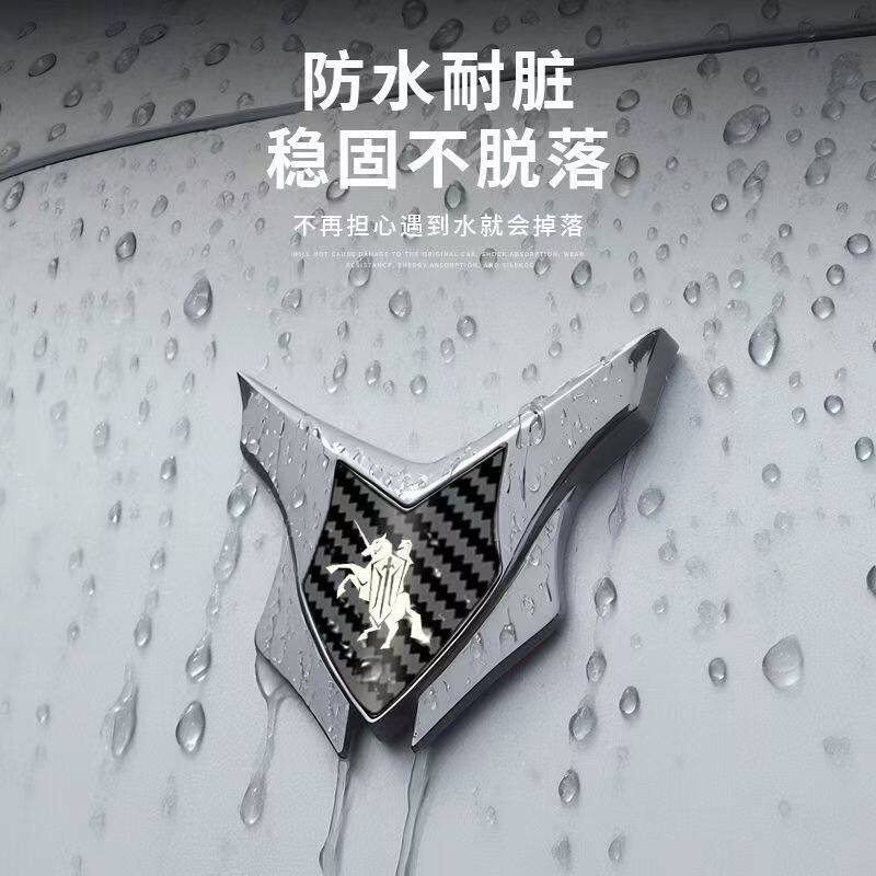 赛鸽黑骑士金属防水耐高温通用电动车摩托车车标个性遮划痕花贴