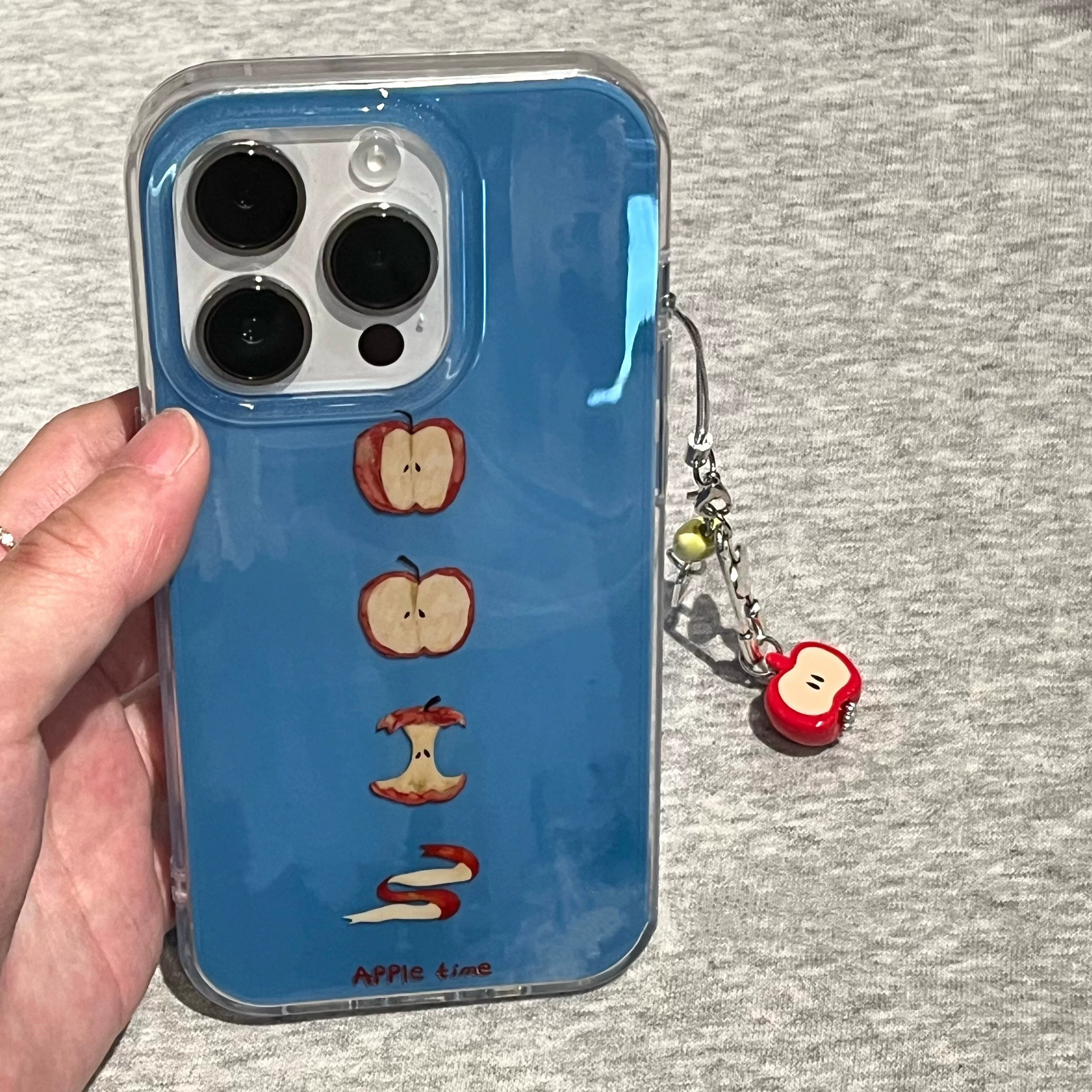适用苹果系列iPhone17新款手机壳16promax/14pro小众涂鸦竖排苹果15promax/13pro半包大孔防摔韩系女款保护套