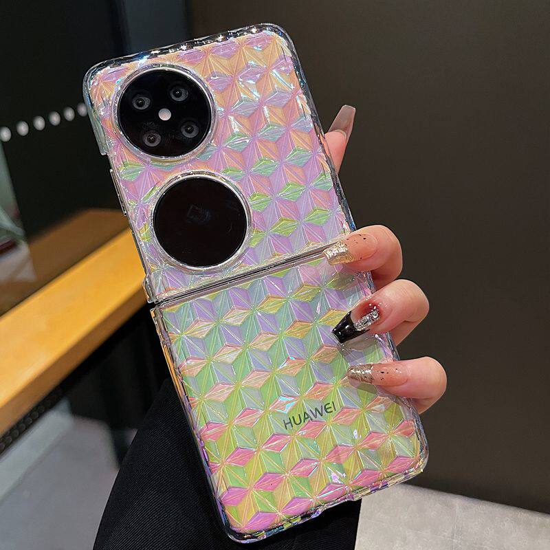适用华为 oppo vivo系列新款保护套14promax折叠屏新款壳简约高级钻石炫彩全包透气时尚网红手机壳
